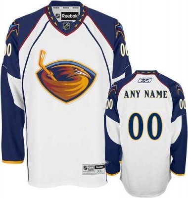 customized atlanta thrashers jersey white road man hockey jersey