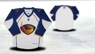 atlanta thrashers youth white jersey (blank or customized)