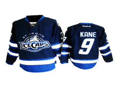 St. Johns IceCaps 9 Kane blue jersey