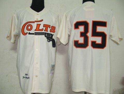 MLB Jerseys Colts 35 Cream