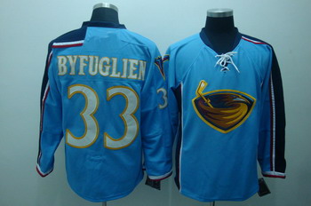 Atlanta Thrashers 33 Byfugien Blue Jerseys