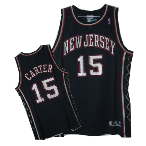 New Jersey NETS 15 CARTER black jerseys