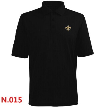 New Orleans Saints Players Performance Polo -Black