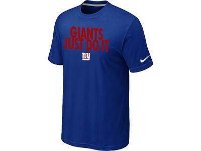 NFL New York Giants Just Do It Blue T-Shirt