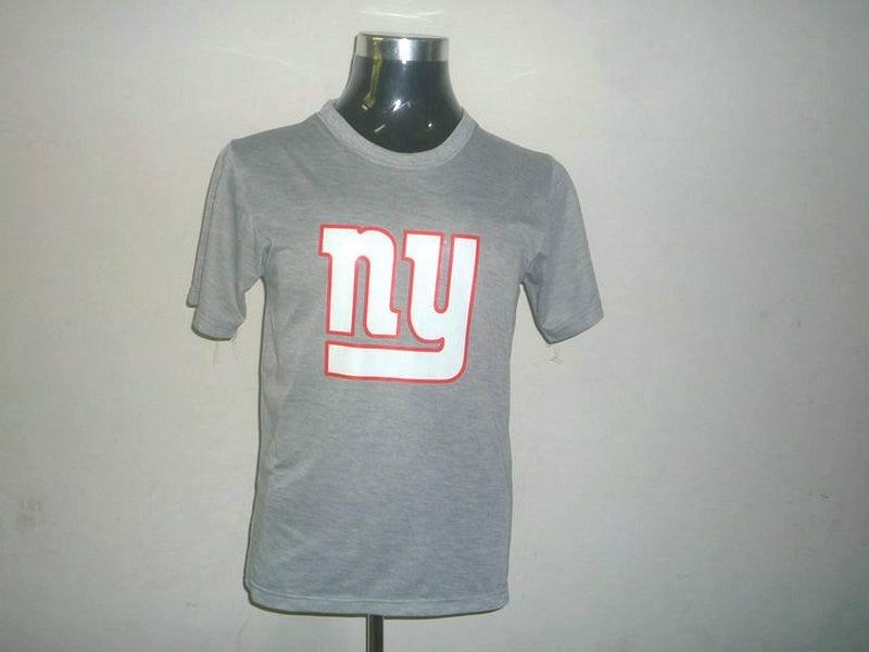 new york giants mens big & tall custom short sleeve t-shirt l.gray