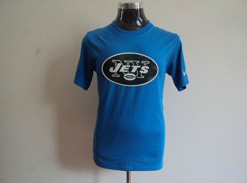 new york jets sideline legend authentic logo dri-fit t-shirt l.blue