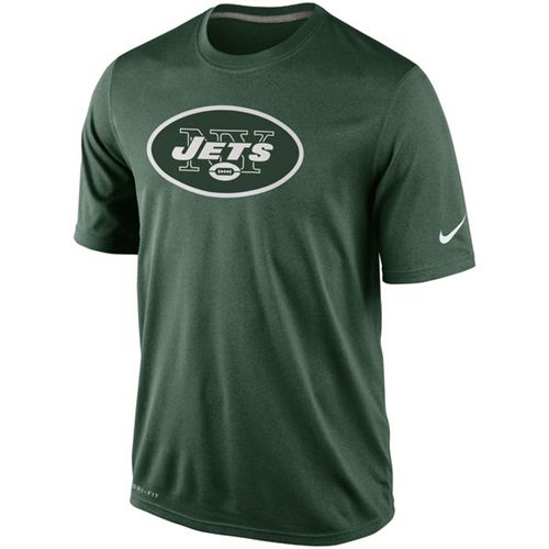 New York Jets Nike Legend Logo Essential 2 Performance T-Shirt Green