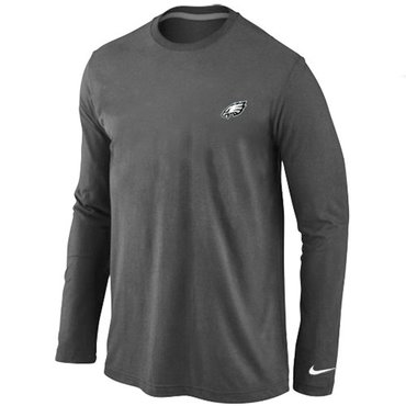 Philadelphia Eagles Sideline Legend Authentic Long Sleeve T-Shirt D.GREY