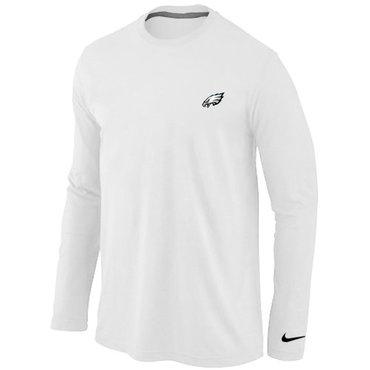 Philadelphia Eagles Sideline Legend Authentic Long Sleeve T-Shirt White