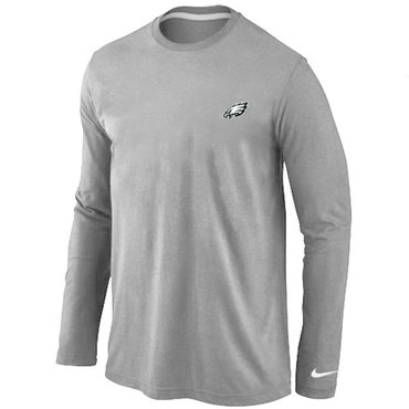 Philadelphia Eagles Sideline Legend Authentic Long Sleeve T-Shirt Grey