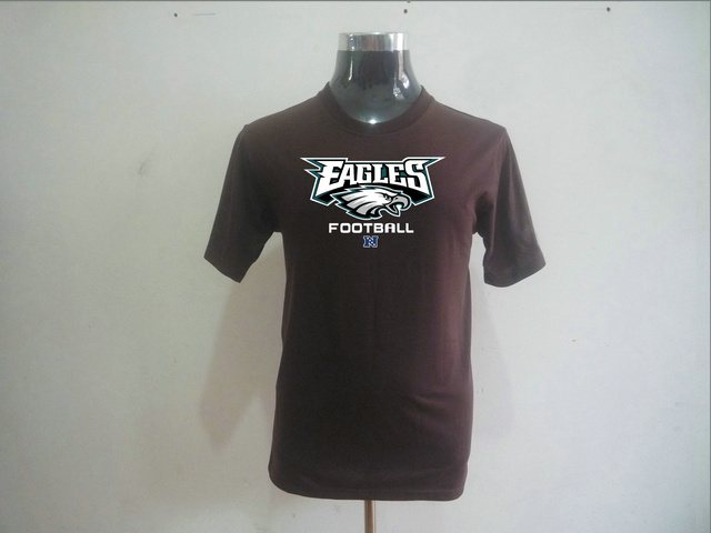 NEW NFL Philadelphia Eagles Big & Tall Critical Victory T-Shirt Brown