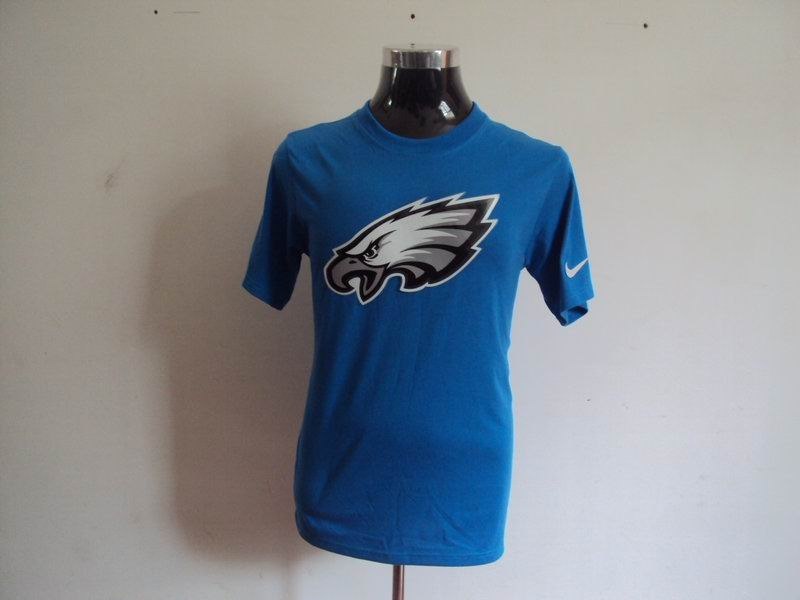 philadelphia eagles sideline legend authentic logo dri-fit t-shirt l.blue