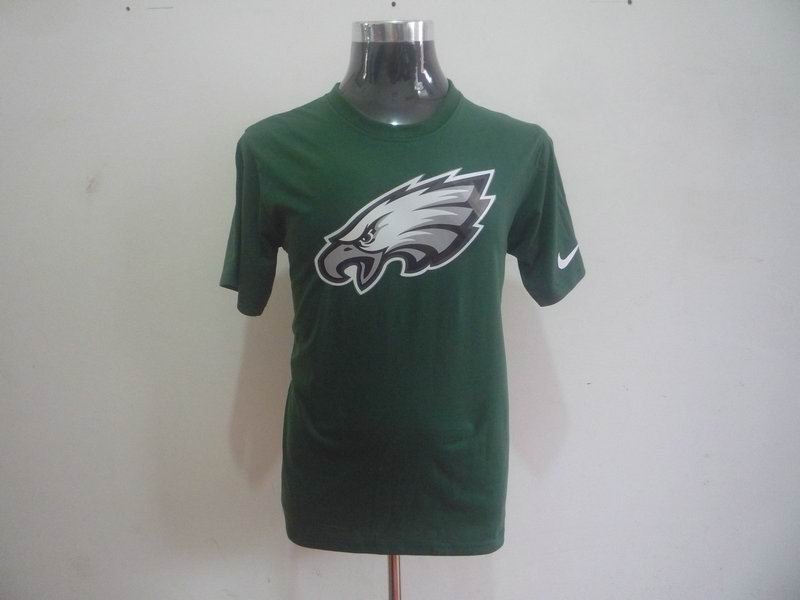 philadelphia eagles sideline legend authentic logo dri-fit t-shirt green2