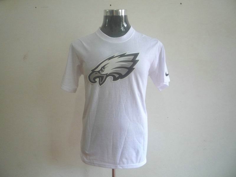 philadelphia eagles sideline legend authentic logo dri-fit t-shirt white