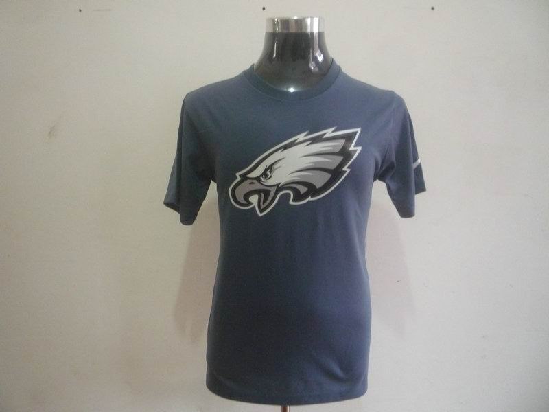 philadelphia eagles sideline legend authentic logo dri-fit t-shirt grey