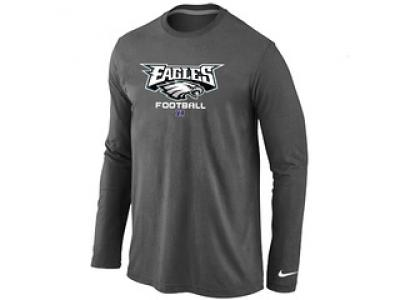 NEW Philadelphia Eagles Critical Victory Long Sleeve T-Shirt D.Grey