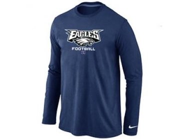 NEW Philadelphia Eagles Critical Victory Long Sleeve T-Shirt D.Blue