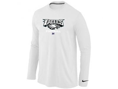 NEW Philadelphia Eagles Critical Victory Long Sleeve T-Shirt White