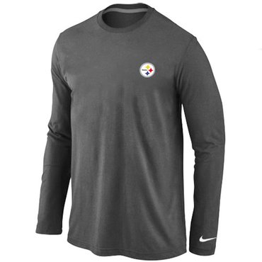 Pittsburgh Steelers Sideline Legend Authentic Long Sleeve T-Shirt D.Grey