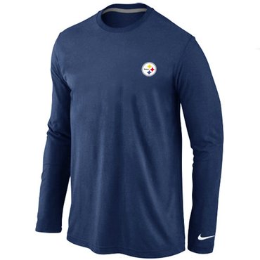 Pittsburgh Steelers Sideline Legend Authentic Long Sleeve T-ShirtD.Blue