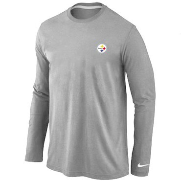 Pittsburgh Steelers Sideline Legend Authentic Long Sleeve T-Shirt Grey