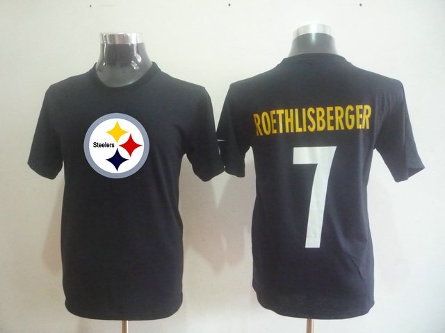 NEW NFL Pittsburgh Steelers 7 Ben Roethlisberger Name & Number T-Shirt