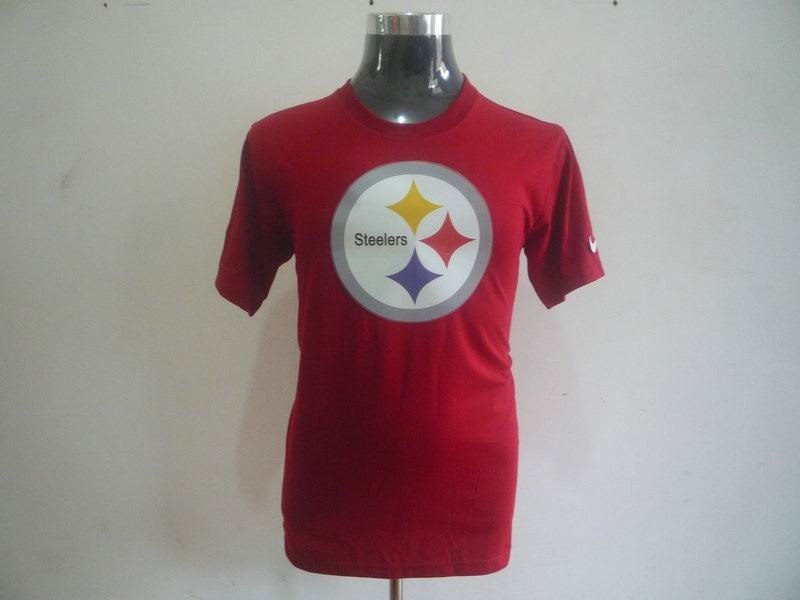 pittsburgh steelers sideline legend authentic logo dri-fit t-shirt red