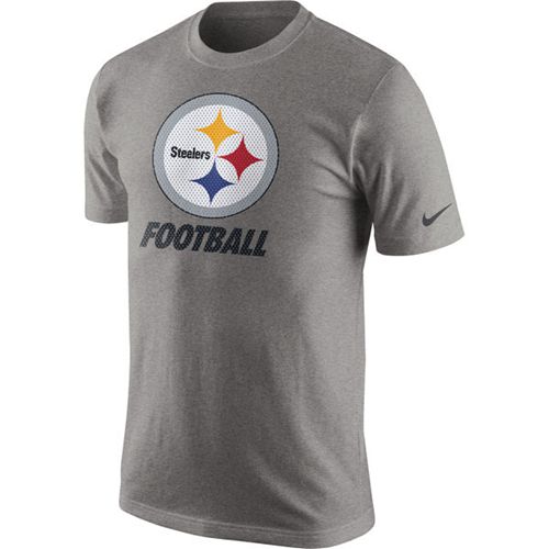 Pittsburgh Steelers Nike Facility T-Shirt Heathered Gray