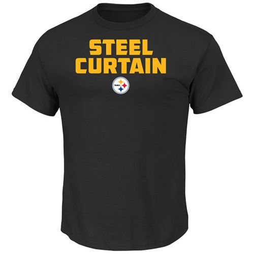 Pittsburgh Steelers Majestic Hot Phrase T-Shirt Black