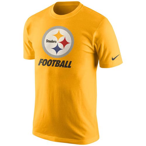 Pittsburgh Steelers Nike Facility T-Shirt Gold