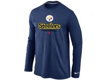 NEW Pittsburgh Steelers Critical Victory Long Sleeve T-Shirt D.Blue