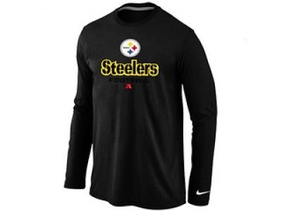 NEW Pittsburgh Steelers Critical Victory Long Sleeve T-Shirt Black