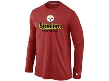 NEW Pittsburgh Steelers Critical Victory Long Sleeve T-Shirt RED