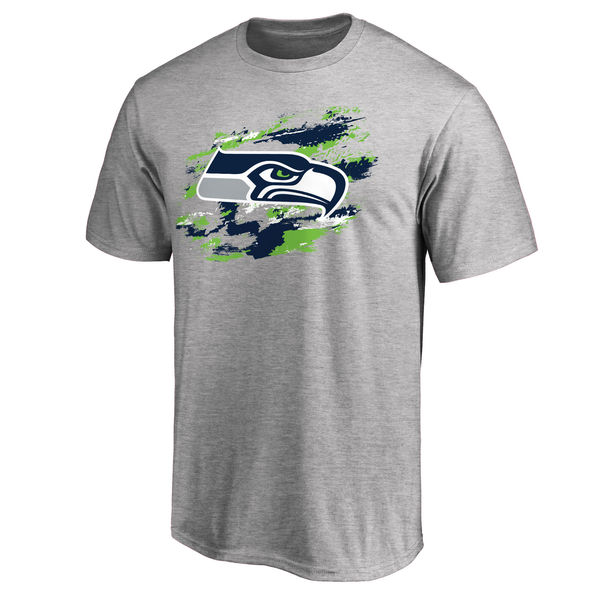 Men's Seattle Seahawks NFL Pro Line True Color T-Shirt Heathered Gray