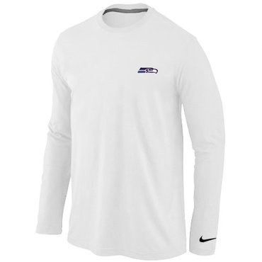 Seattle Seahawks Sideline Legend Authentic Long Sleeve T-Shirt White