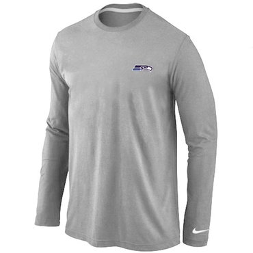 Seattle Seahawks Sideline Legend Authentic Long Sleeve T-Shirt Grey