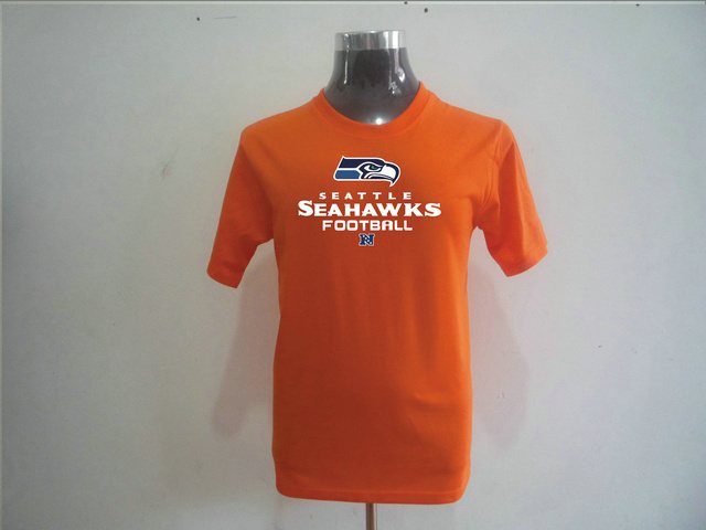 NEW NFL Seattle Seahawks Big & Tall Critical Victory T-Shirt Orange