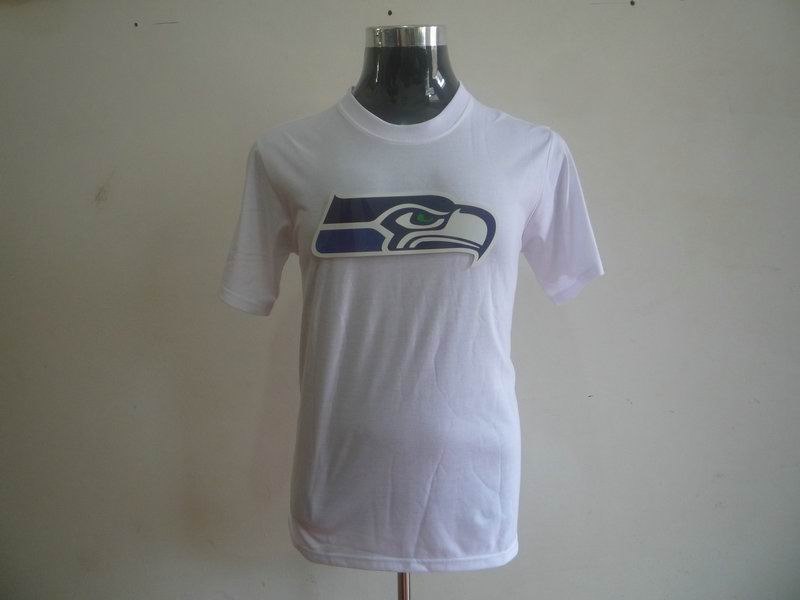 seattle seahawks sideline legend authentic logo dri-fit t-shirt white