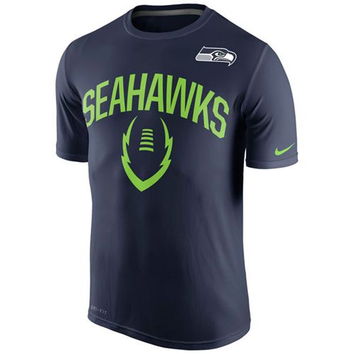 Seattle Seahawks Nike Legend Icon Performance T-Shirt Navy Blue