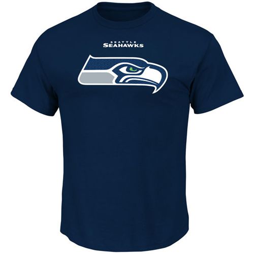 Seattle Seahawks Majestic Critical Victory T-Shirt Navy