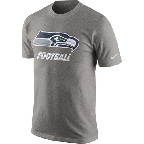 Seattle Seahawks Nike Facility T-Shirt Heathered Gray