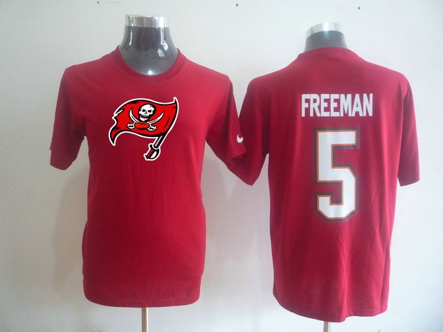 NEW NFL Tampa Bay Buccaneers 5 Josh Freeman Name & Number T-Shirt