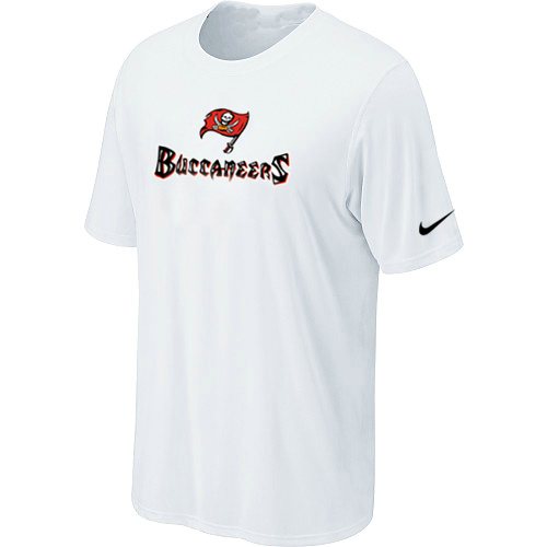 NEW NFL Tampa Bay Buccaneers Authentic Logo T-Shirt - White