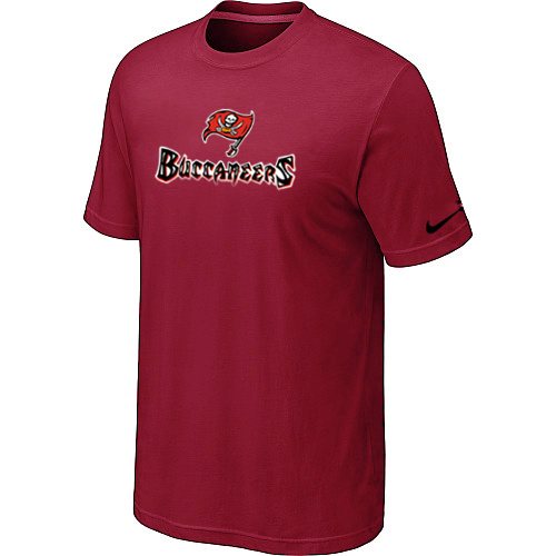 NEW NFL Tampa Bay Buccaneers Authentic Logo T-Shirt - Red