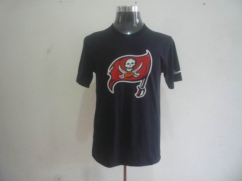 tampa bay buccaneers sideline legend authentic logo dri-fit t-shirt black