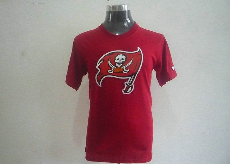 tampa bay buccaneers sideline legend authentic logo dri-fit t-shirt red