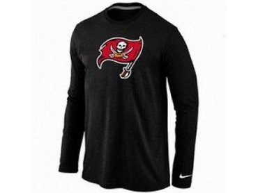 NEW Tampa Bay Buccaneers Logo Long Sleeve T-Shirt black