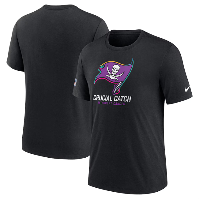 Men's Tampa Bay Buccaneers Black 2024 Crucial Catch T-Shirt