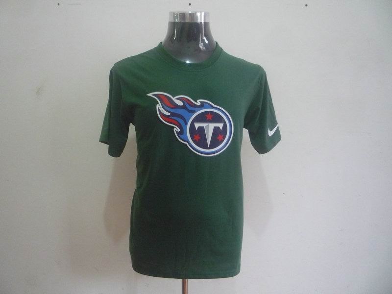 tennessee titans sideline legend authentic logo dri-fit t-shirt green2