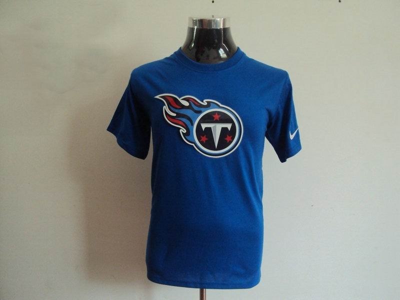 tennessee titans sideline legend authentic logo dri-fit t-shirt blue